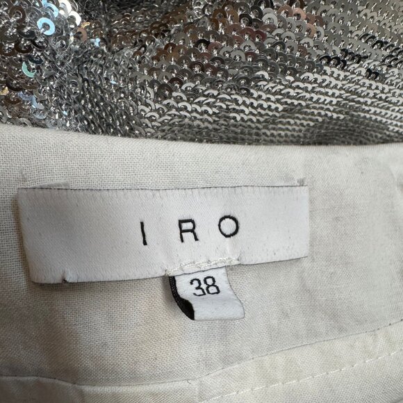 IRO  Chill Sequin Double-Breasted Jacket Sliver - Picture 4 of 4